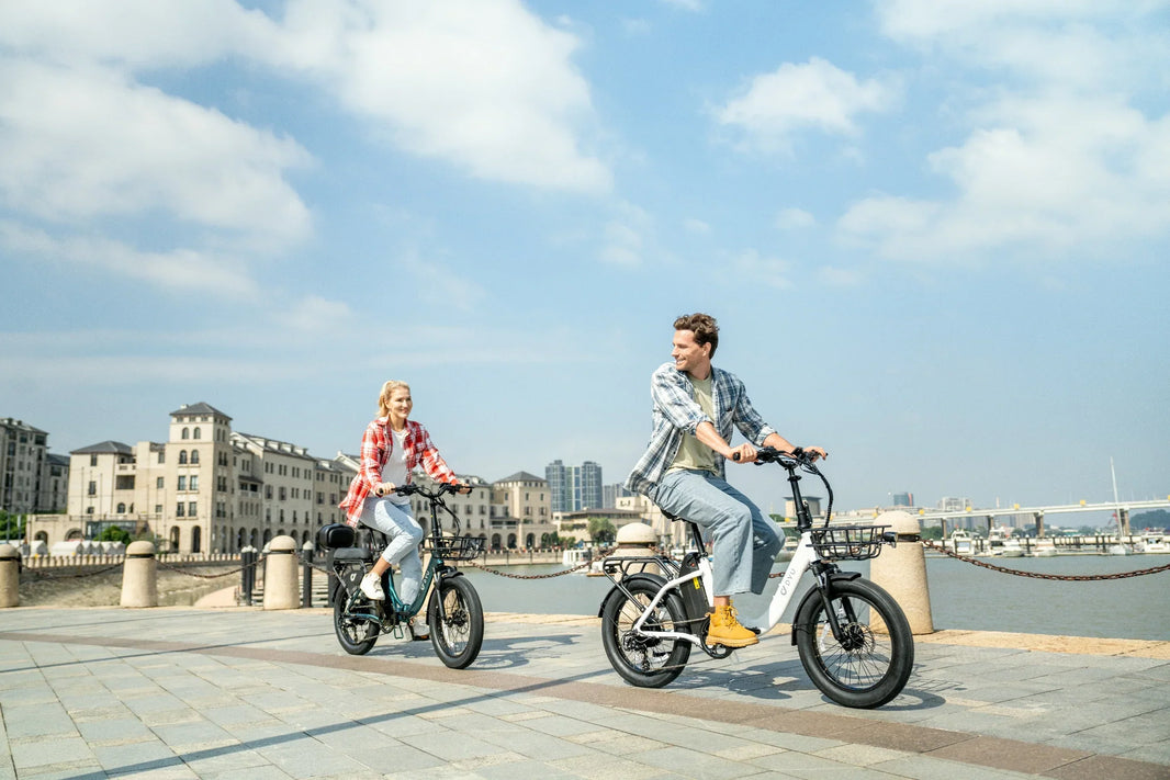 DYU C9 E-Bike Familienroute Guide Deutschland am Wasser