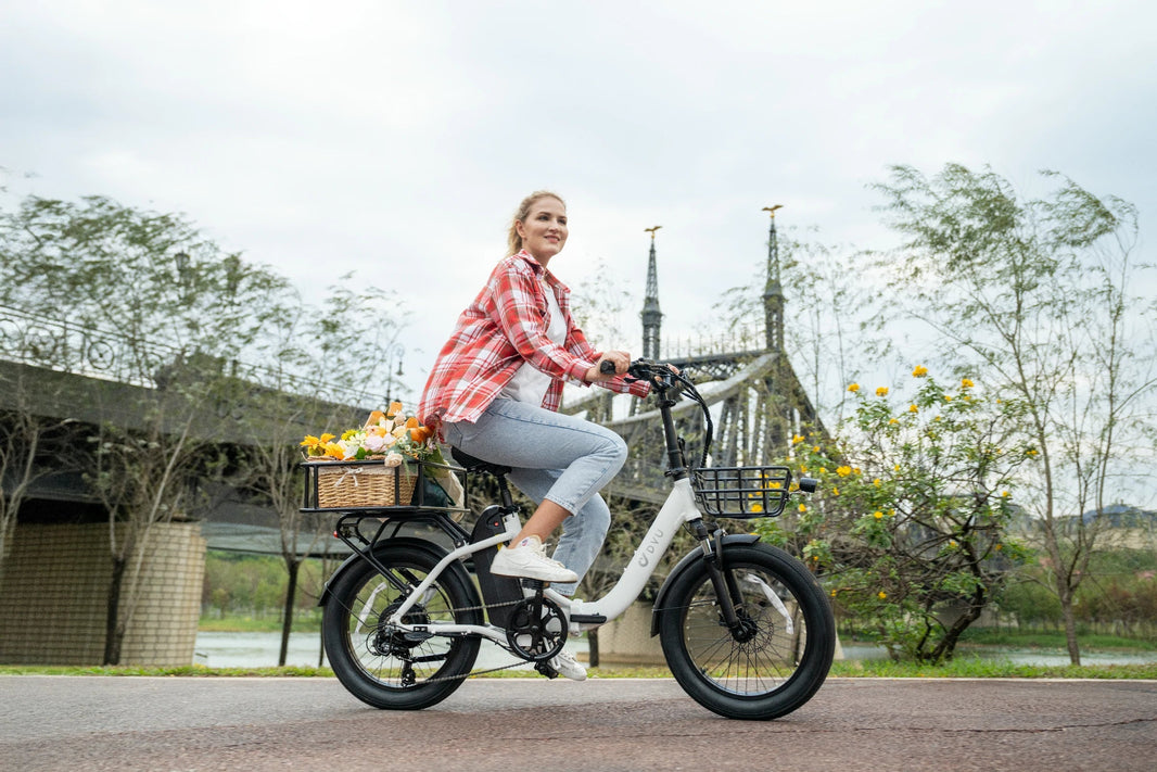 DYU C9 StVZO E-Bike Licht Check Guide an einer Brücke