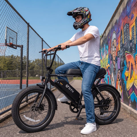 DYU UX-BMX 20-Zoll Fatbike E-Bike
