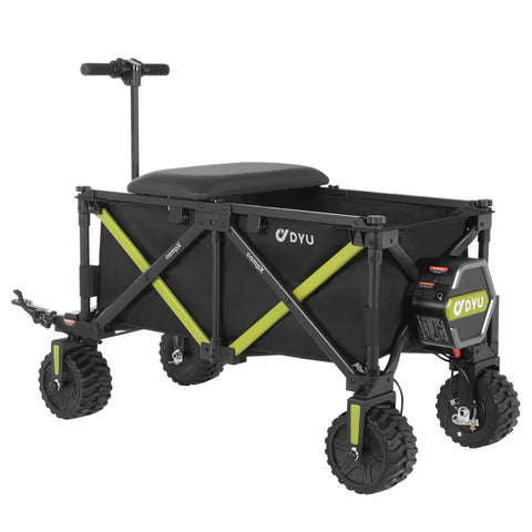 DYU CampX Faltbarer Elektrischer Bollerwagen