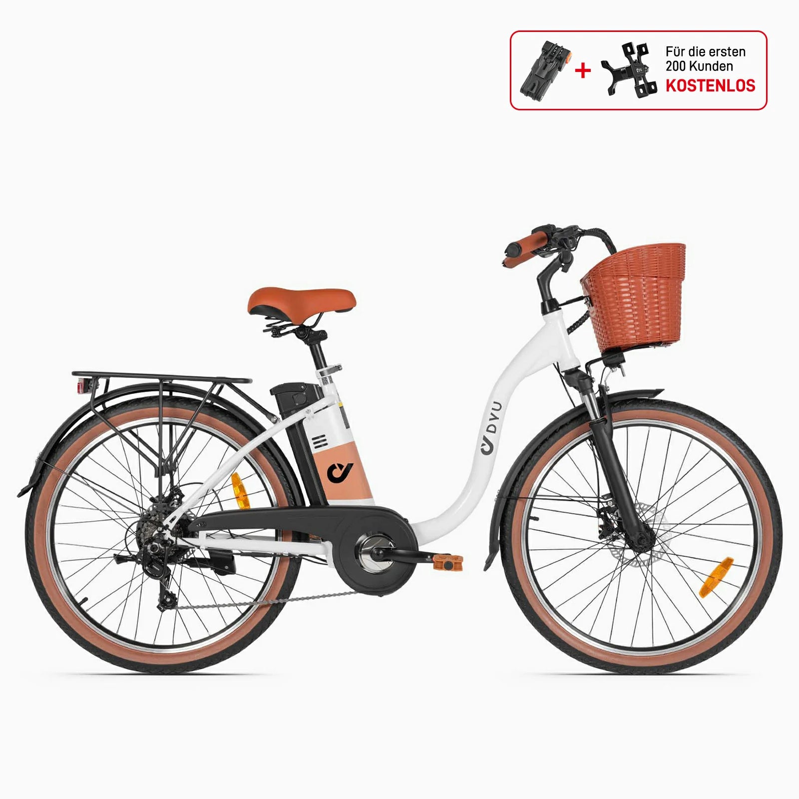 DYU C6 Pro 26-Zoll City E-Bike